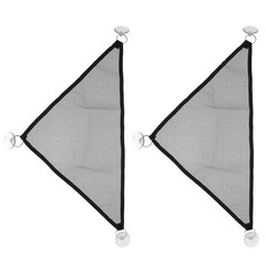 2Pcs Durable Reptile Hammock Mesh Pet Hanging Bed Toy Black for Small Pets