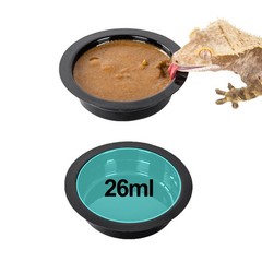 Magnetic Reptile Ledge, Acrylic Gecko Feeding Ledge with 6PCS Cups, Reptile F…