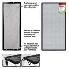 ZILLA COVER SCREEN METAL BLK 36x18in