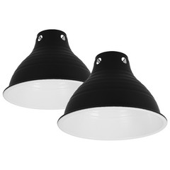 2 Pcs Reptile Dome Light Shade Fixture Protector Lamp Cover For Habitat