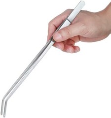 Pet Reptile Feeding Tongs Forceps Tweezers Curve & Straight 11″ 27cm