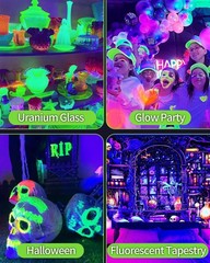 THECHAM 42W LED Black Light Bar, Blacklight Bar with 42W-1Pack,