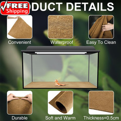 4 Pcs Reptile Carpet Pet Terrarium Floor Liners Bedding Substrate Liner Supplies