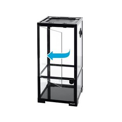 REPTIZOO 15 Gallon Full Glass Reptile Terrarium 12″ x 12″ x 24″ Knock-Down Gl…
