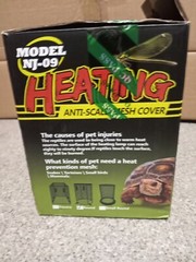 Nomoy Pet Reptile Heating Anti-scald Mesh Cover [Open Box] Model NJ-09 round