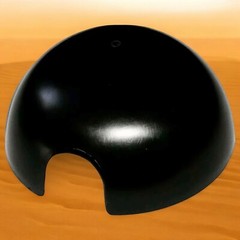 Small Round Black Reptile Hide Box Snake Lizard Ball Python