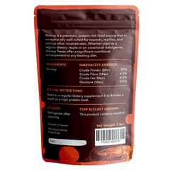 BugzyBugs Isocare Premium Dried Shrimp Treats Protein Rich Food Source 1.2oz