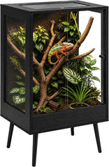 24″ X 18″ X 36″ Tall Reptile Terrarium with Leg Stand, 65 Gallon Vertical Glass
