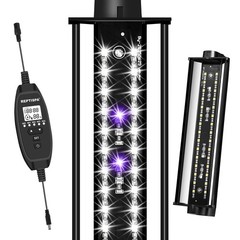 LED UVB Light for Reptiles, 8W 8-Inch Reptile LED Light for Bearded Dragon Li…