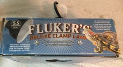 FLUKERS Reptile Deluxe Clamp Lamp 5.5in Inch Clamp Lamp See Description BNB