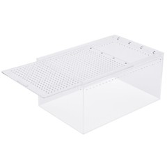 Magnetic Acrylic Large Enclosure 2.5 Gallon 12 X 8 X 6 Inch Reptile Breeding Box
