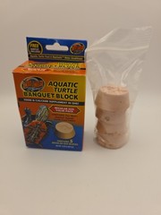 Zoo Med Aquatic Turtle Food Pellets Calcium Supplement Black PET FOOD 1 Count
