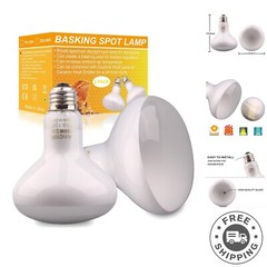 150W UVA Reptile Basking Light Bulb – 2 Pack for Healthier Terrarium Habitats