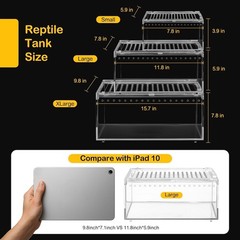 Small Lizard Enclosure – Durable PC Material