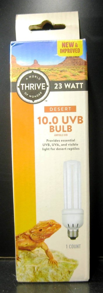 Thrive Desert 10.0 UVB 23 Watt Compact Fluorescent Bulb Reptile