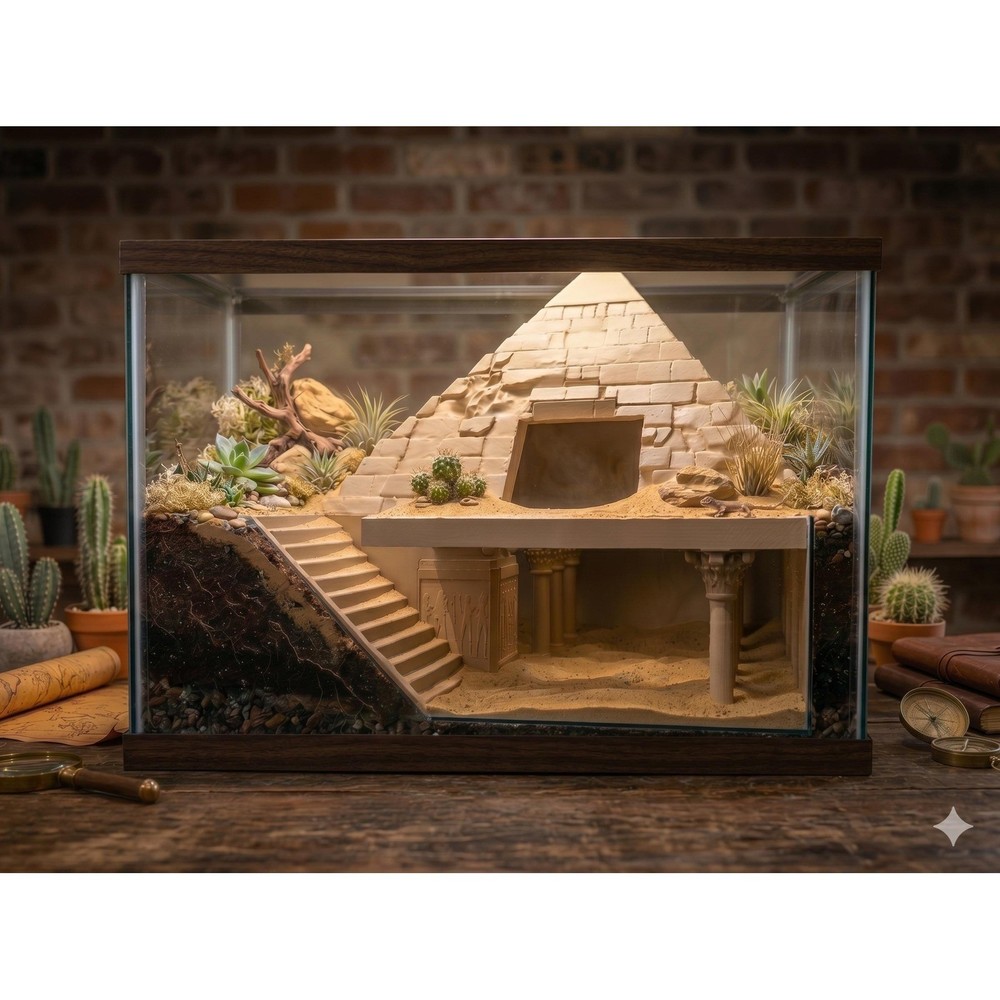 Egyptian Pyramid Hide – Underground Viewing Burrow/Tomb