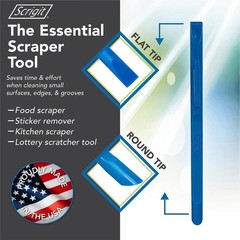 Scrigit Scraper No-Scratch Plastic Scraper Tool, 5 Pack – The Handy Multi-Use…