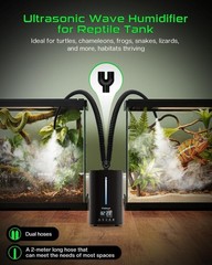 5L Reptile Fogger Humidifier w/ Remote Timer Terrarium Misting System