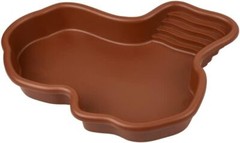 Extra Large Reptile Bathing Pool Reptile Feeding Dish Water Bowl with Ramp Aq…