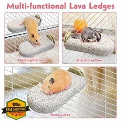 Apatal 3pc Medium Grey Lava Ledges