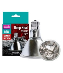 Arcadia Deep Heat Emitter 80watt for Reptile Enclosures