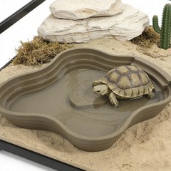 Tortoise Bathtub Reptile Water Basin Plastic Turtle Bowl Lizard Bathing