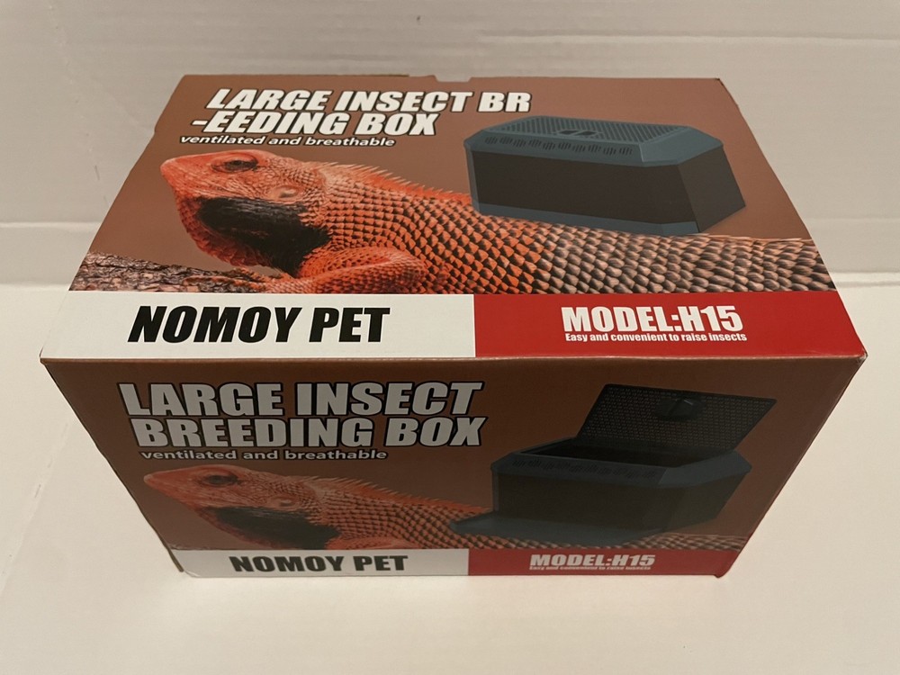 NOMOY PET Large Insect Breeding Box Ventilated and Breathable Model:H15 NEW