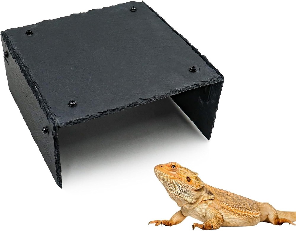 Bearded Dragon Tank Accessories Slate Rocks Reptiles Bearded Dragon Basking