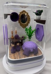 Elegant Jumping Spider Terrarium: Custom 3D Printed Habitat for Arachnids