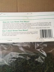 4 BagsTerrafauna Green Tree Terrarium Moss 450 Sq Inch Reptile Moss 1 Gallon Bag
