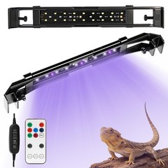 8W LED UVA UVB Light for Reptiles,7.8″ HO UVB 12.0/10.0/5.0/2.0 LED Reptile L…