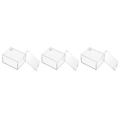 3 Pack Jumping Spider Habitat Scorpion Feeding Box Lizard Case Cage