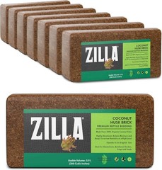 Organic Coconut Husk Brick Bedding – 8 Count