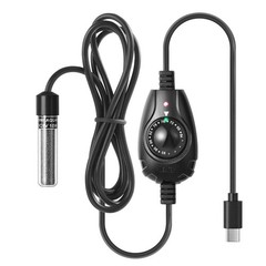 FEDOUR Mini Type-C Aquarium Heater, Small Adjustable Heater with External Con…