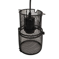 Reptile Heat Lamp Guard Avoid Scald Retractable Reptile Heat Lamp Mesh Cover