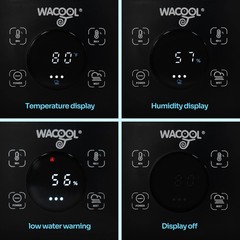 WACOOL Reptile Fogger with Humidity Controller, 4L Large Tank Reptile Humidifier