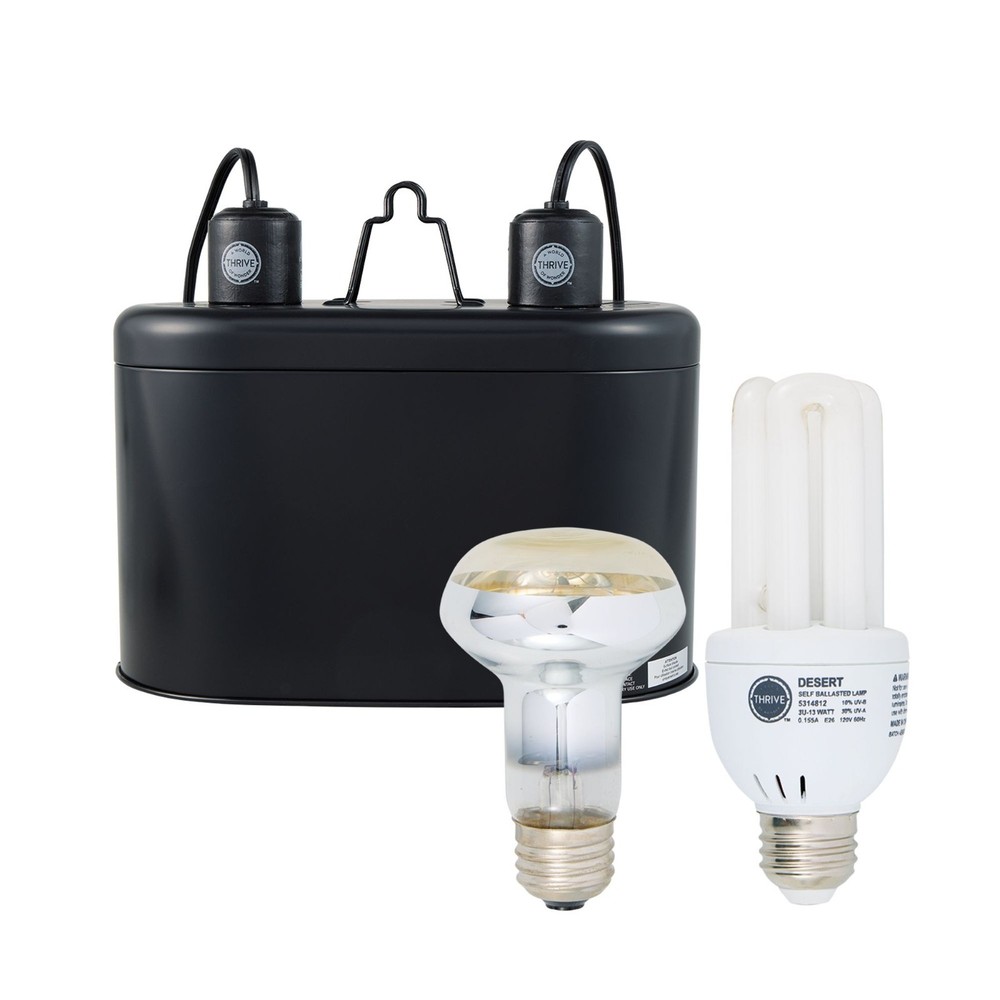 Thrive Desert Heat & UVB Lighting Kit Size: 11 in