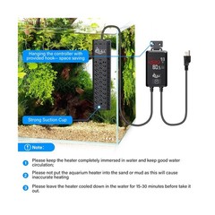 AQQA Aquarium Heater 1200W for 170-290 Gallon Large Fish Tank Submersible Pon…