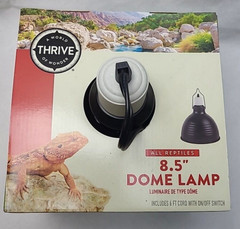 New Thrive 8.5″ Dome Lamp 6ft Cord On/Off Switch for 150 Watt bulb