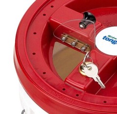 100-RD Midwest Tongs Security Cap for 5-Gallon Buckets Plastic Red