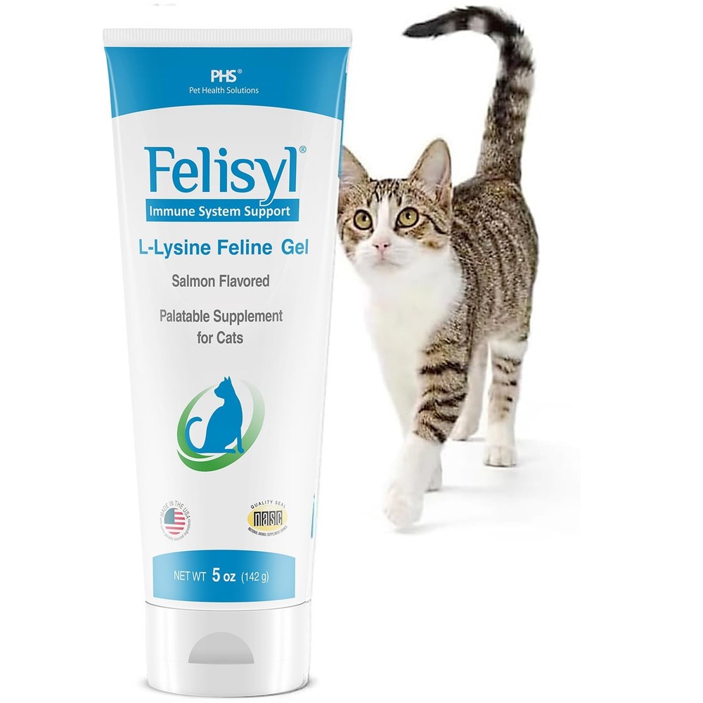 Felisyl L-Lysine Gel for Cats & Kittens (5oz) – Immune System, 1 Pack, Paste