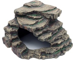 Versatile Extra Large Reptile Cave: Humidity Control for Shedding and Hiding