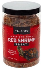 Reptile, Flukers Sun-Dried Large Red Shrimp Treat (5 oz)