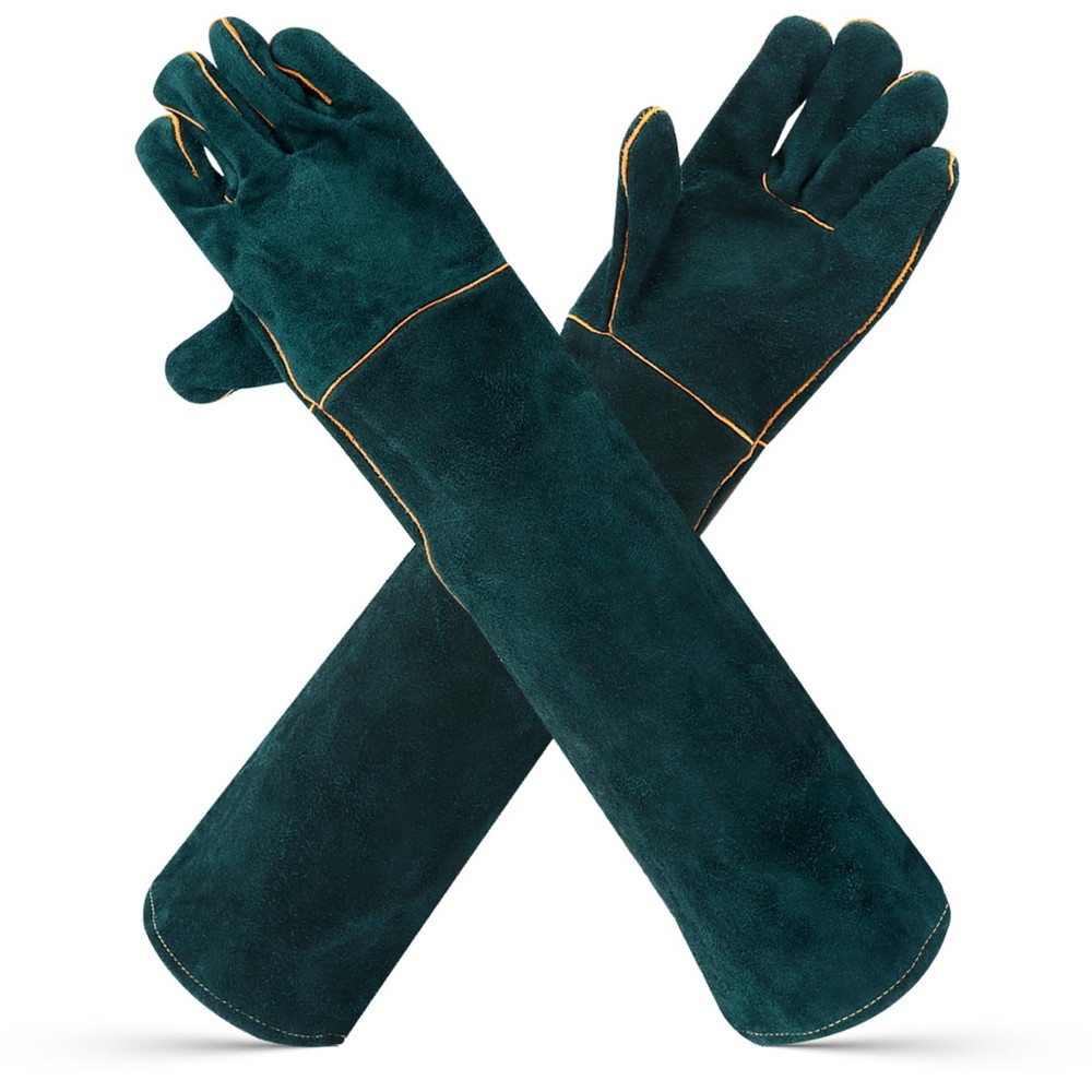23.7″ Animal Handling Gloves – Bite Proof, Long Protective, Durable Gloves fo…