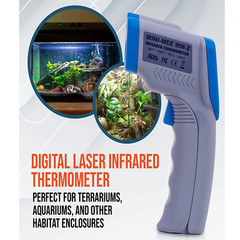 Metris Instruments MM2 Mini Digital Reptile Thermometer, Gauge for Reptiles