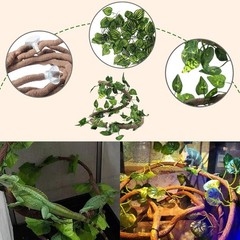 Reptile Resin Castle Decoration,Bearded Dragon Habitat Accessories Crested Gecko