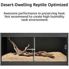 unipaws 110 Gallon Reptile Tank for Lizards, Bearded Dragon Enclosure Terrarium