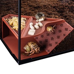 Hermit Crab Cave Habitat Climbing Tunnel Tank Accessories Fits 2.4 Inch