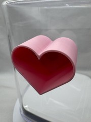 Heart hide for jumping spiders, 3D printed terrarium decor