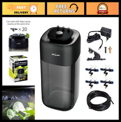 High-Pressure Reptile Mister Fogger Humidifier for Terrariums – Silent Pump, 4 N